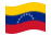 Venezuela-Bandiera sventolante