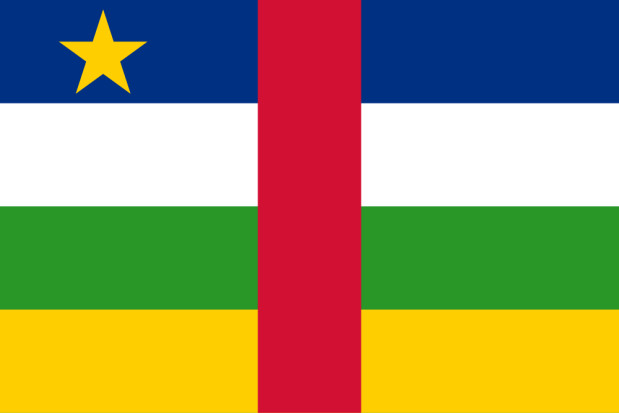 Bandiera Repubblica Centrafricana, Bandiera Repubblica Centrafricana