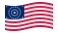 USA 38 stelle (1877 - 1890)-Bandiera sventolante