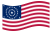 Bandiera animata USA 38 stelle (1877 - 1890)