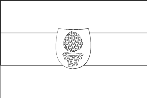 Contorno della bandiera Augusta da colorare