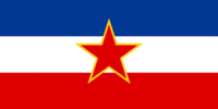 Jugoslavia-Bandiera rettangolare