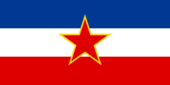 Jugoslavia-Bandiera rettangolare